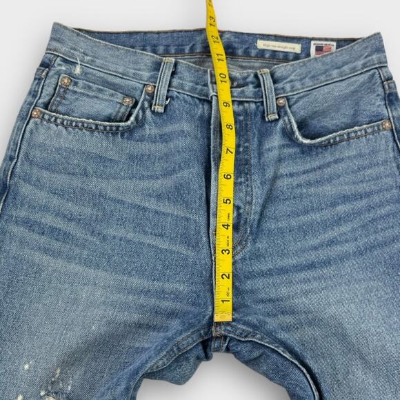 NOEND Denim High-Rise Straight Crop Jeans Size 26 - Picture 11 of 12